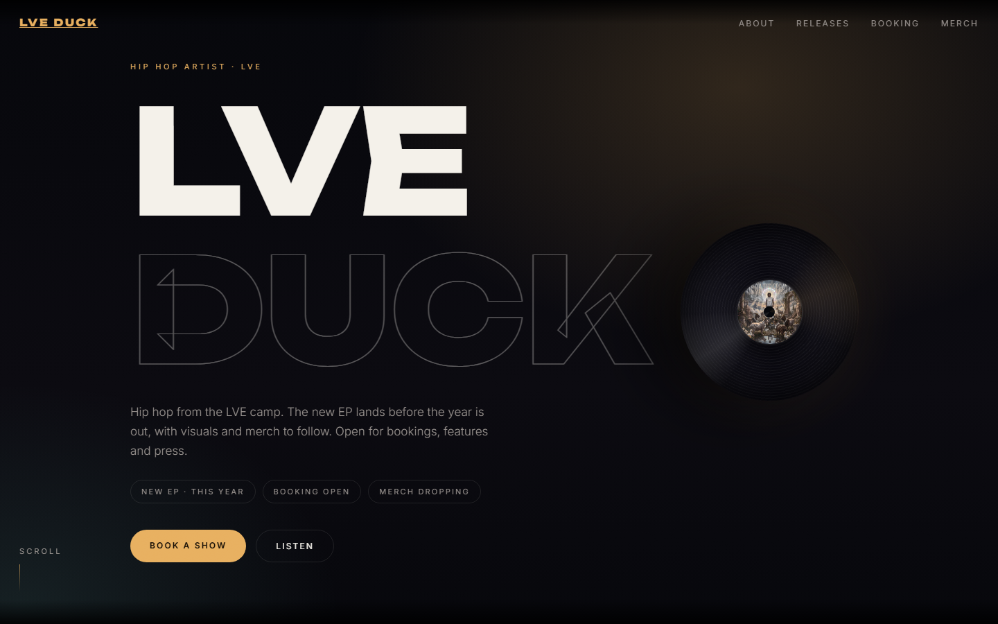 LVE DUCK artist site