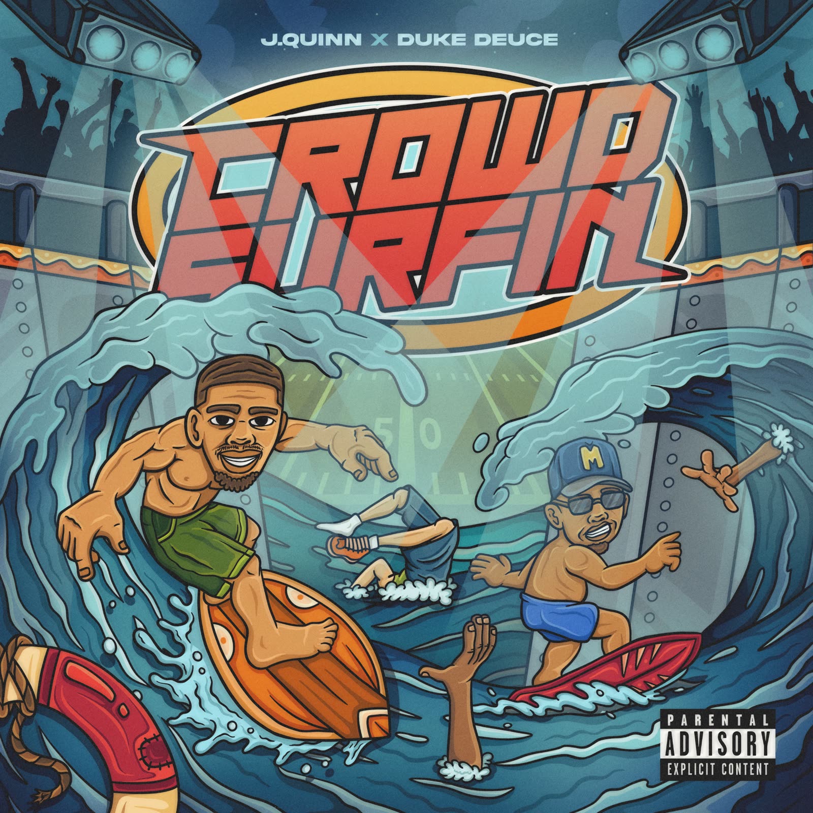 Crowd Surfin Cover Art for Duke Deuce